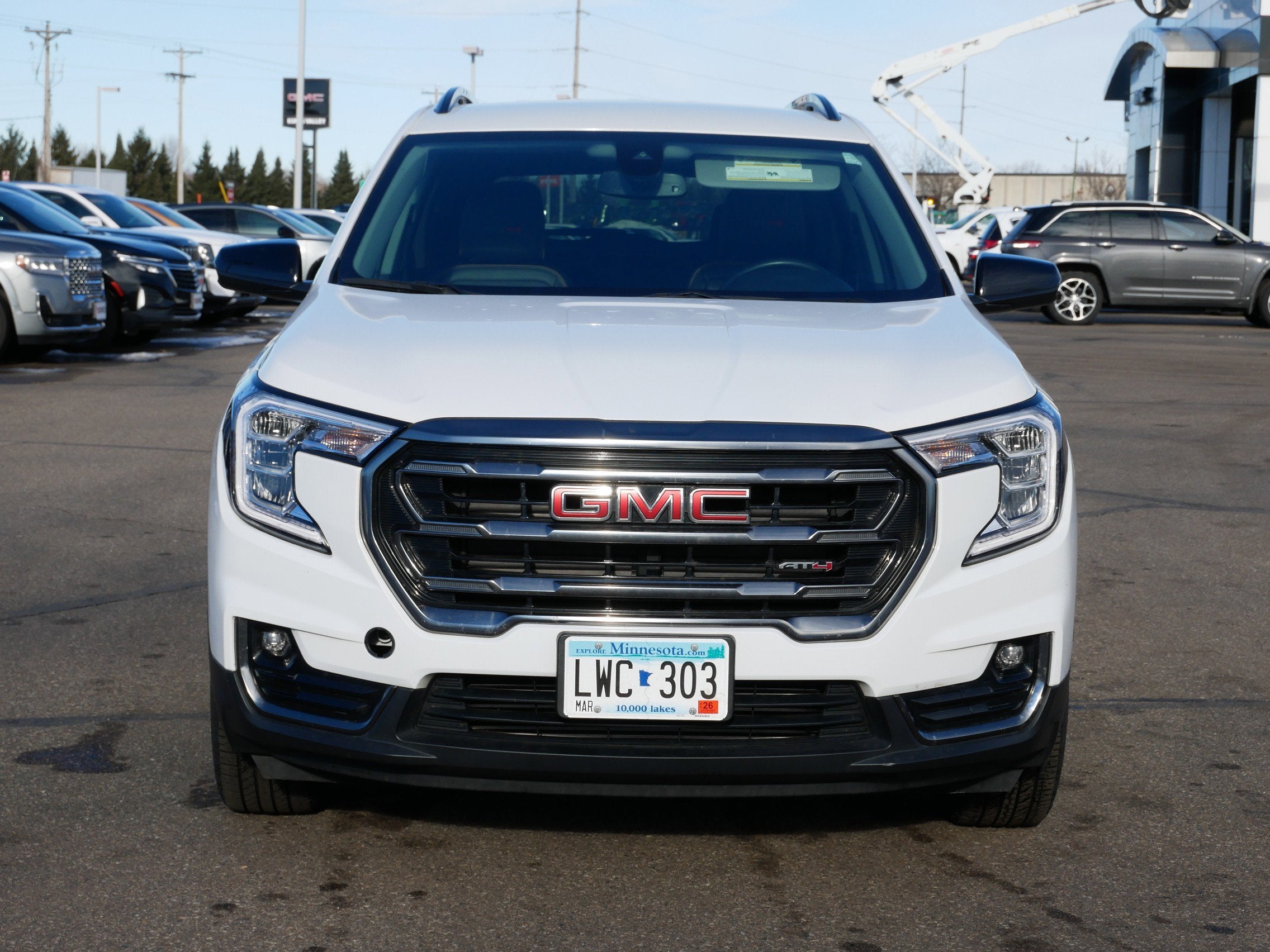 Used 2023 GMC Terrain AT4 with VIN 3GKALYEG1PL244872 for sale in Hastings, Minnesota